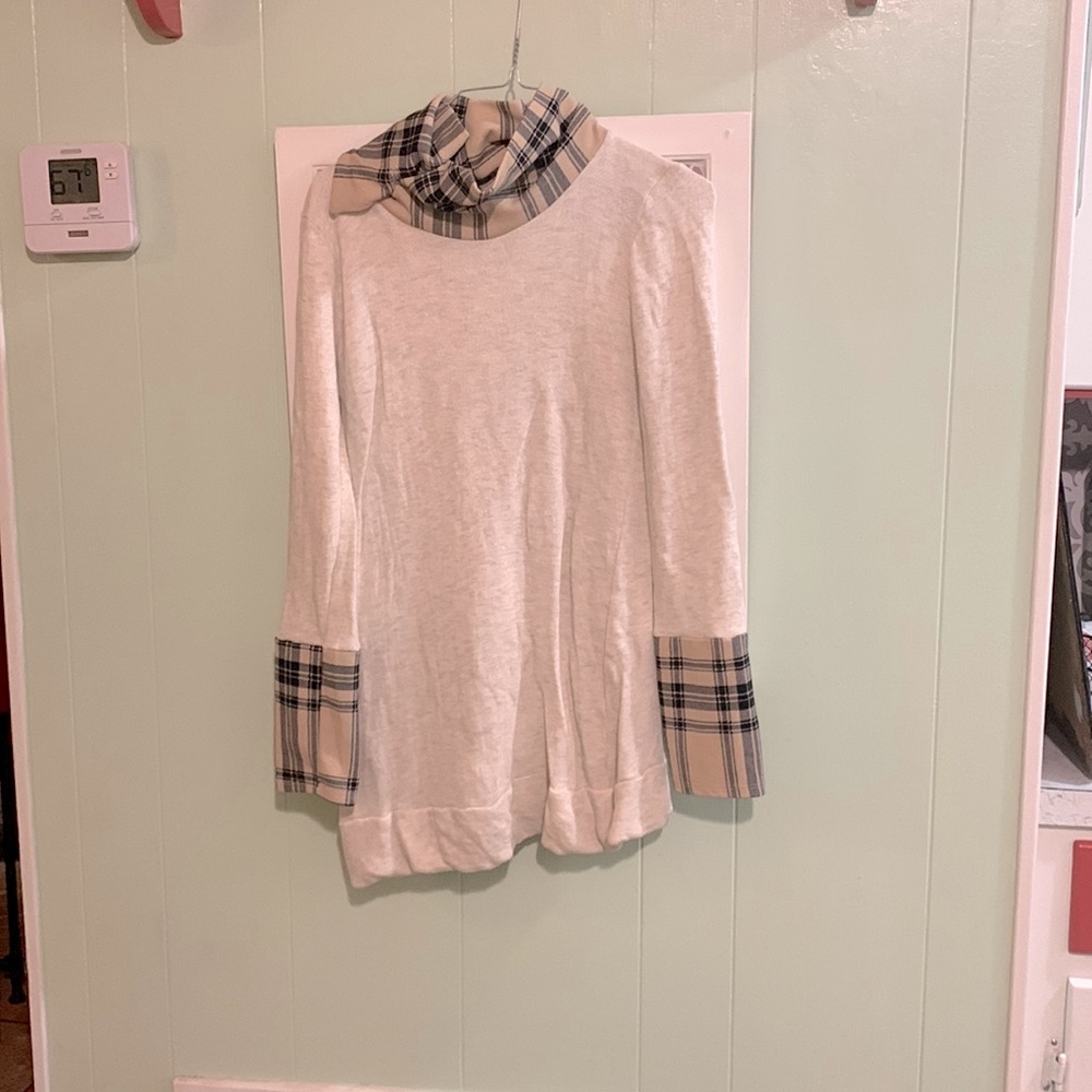 Twenty-Second Pink Cowl Neck Tunic